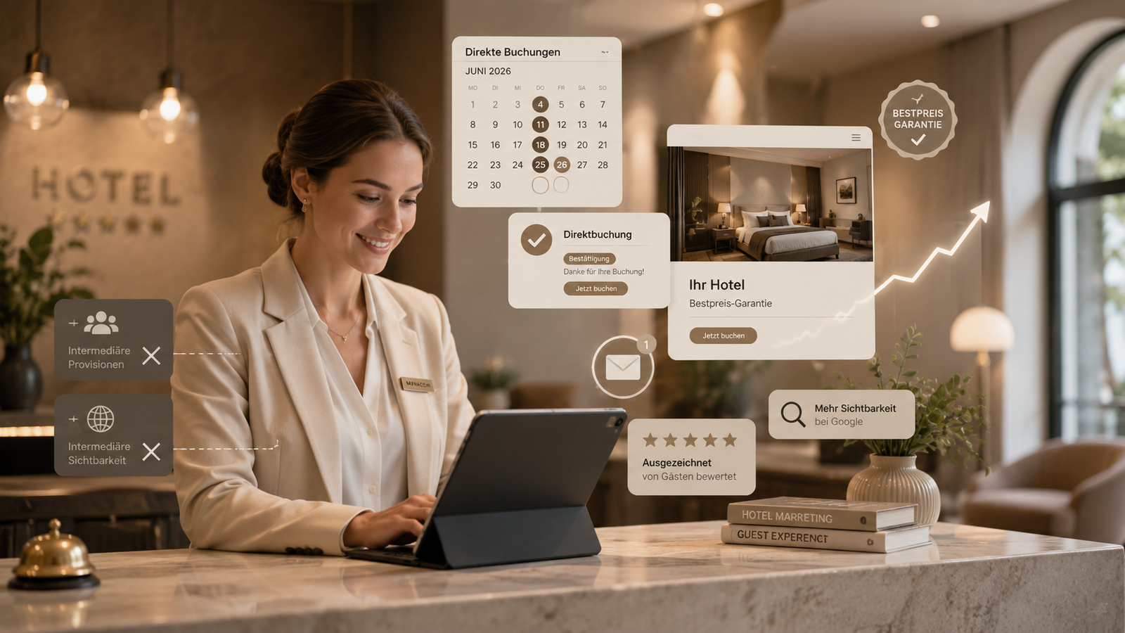 Direktbuchungen steigern für Hotels