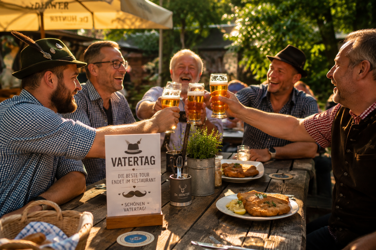 Vatertag im Restaurant – Männergruppen & Frühschoppen