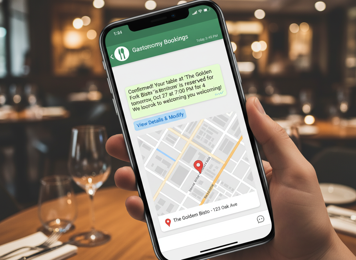Reservierungsbestätigung per WhatsApp